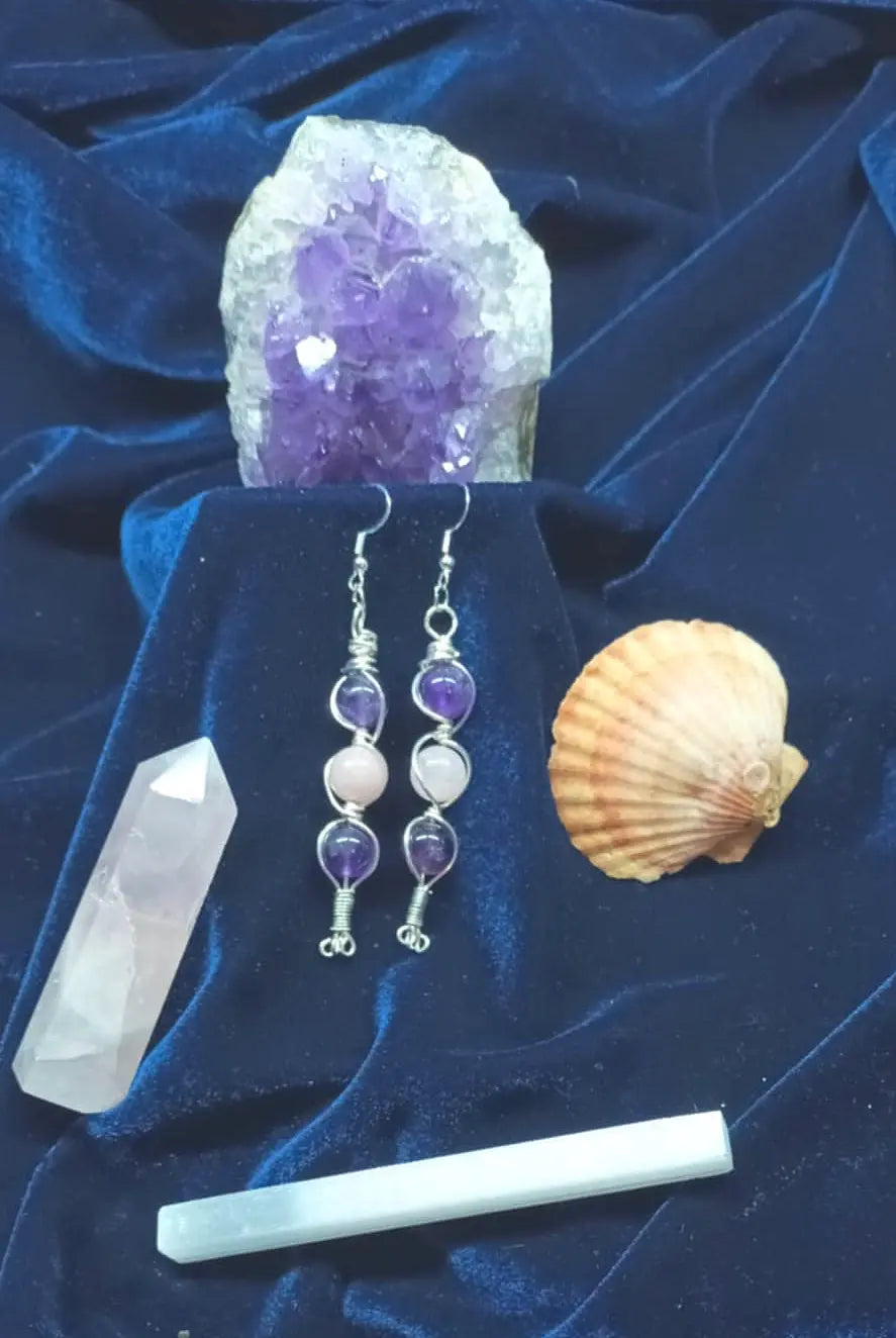 Boucles d'oreilles Arcana Pigments et Sortilèges acheter aquarelle artisanale