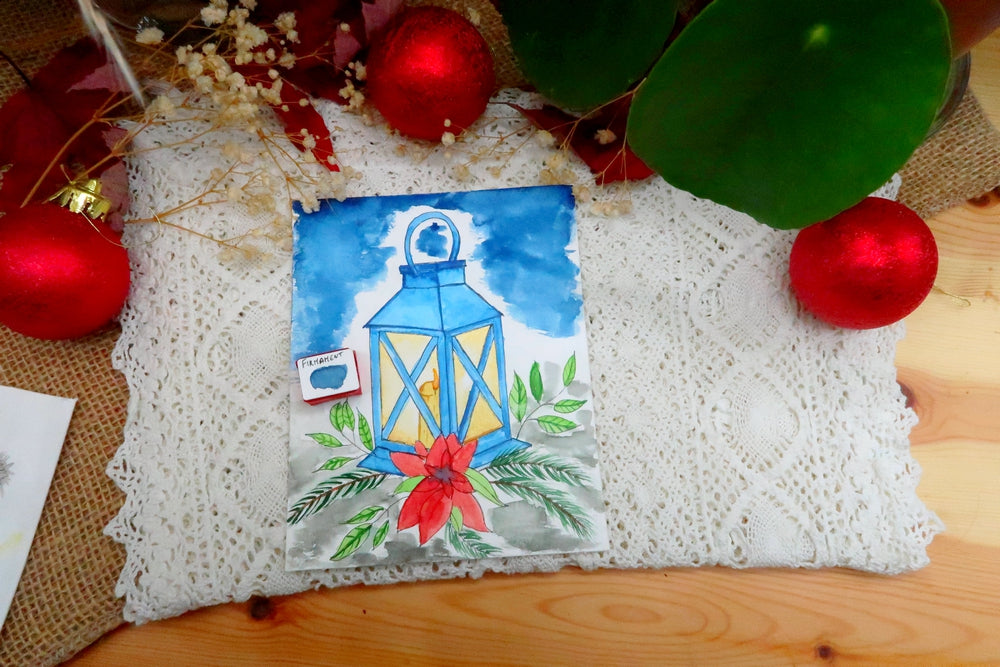 Firmament Cœur d'aquarelles acheter aquarelle artisanale