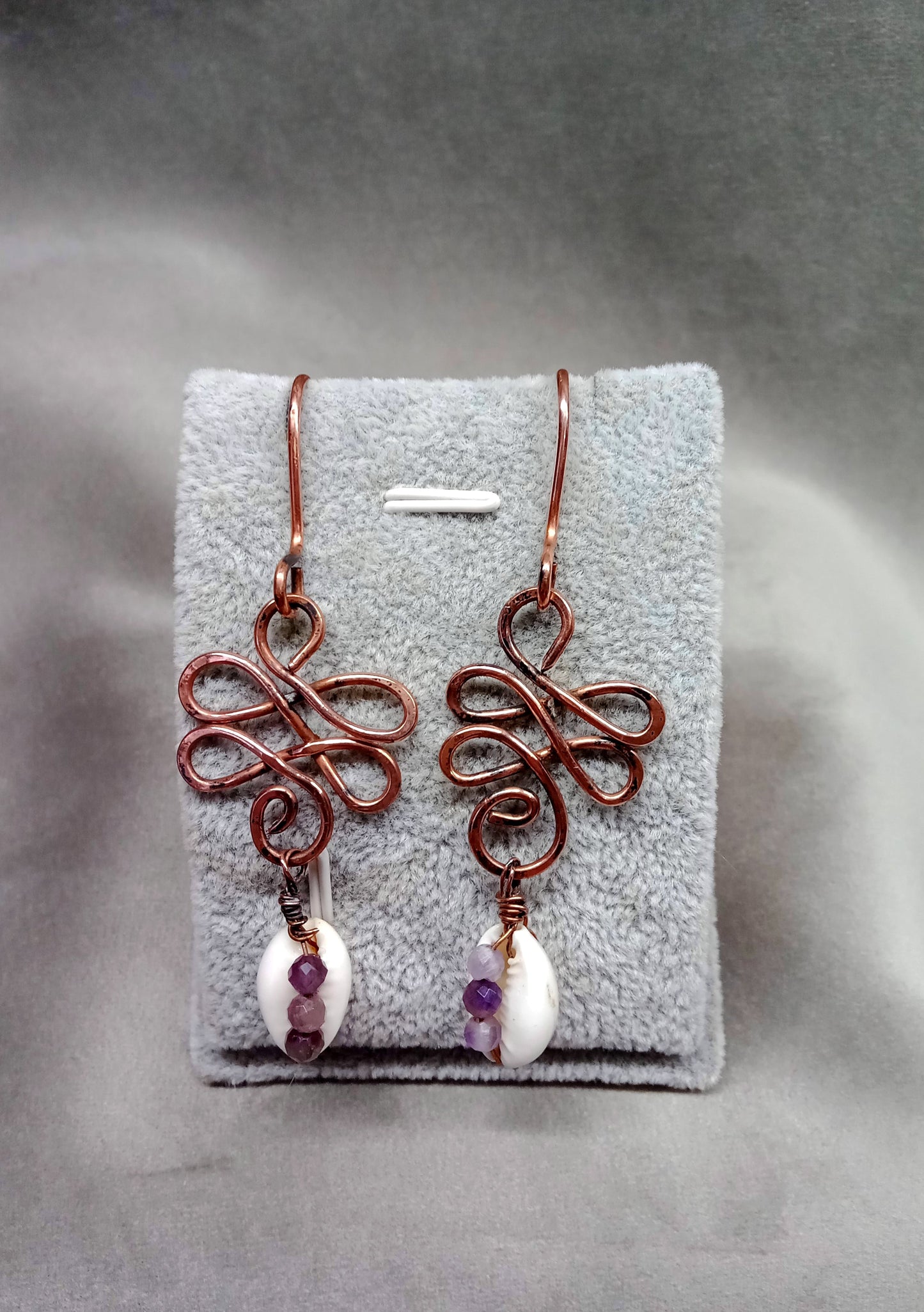 Boucles d’Oreilles “Sérénité Céleste” – Talisman d’Ombre et de Lumière Cœur d'aquarelles acheter aquarelle artisanale