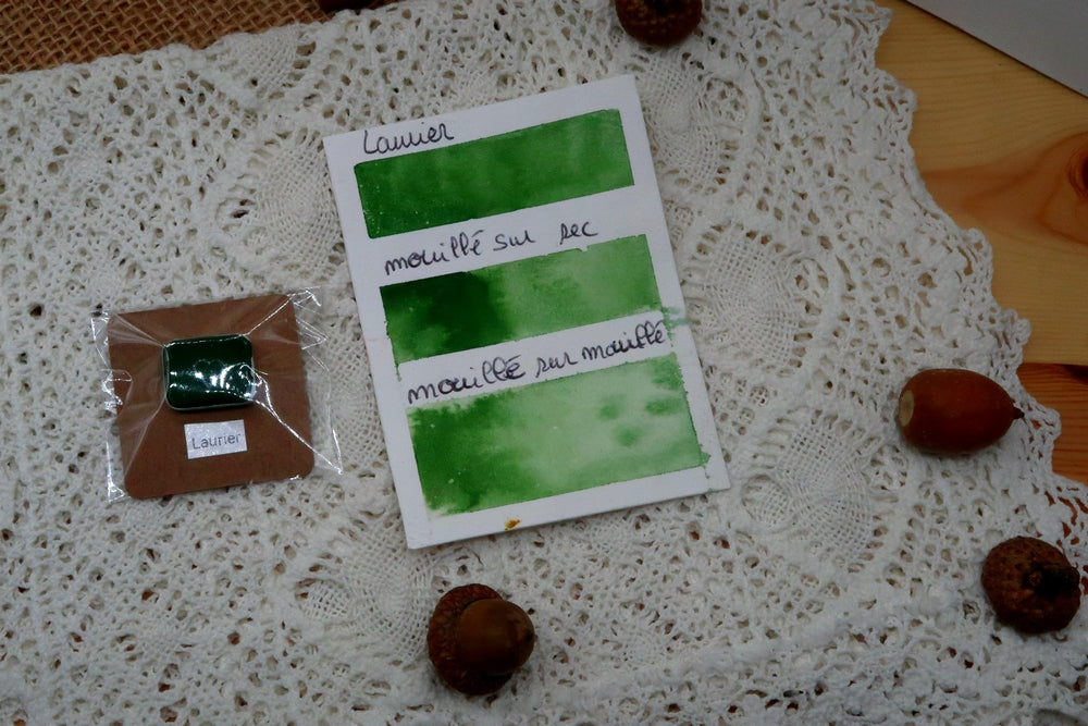 Laurier Cœur d'aquarelles acheter aquarelle artisanale