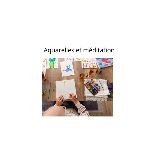 Aquarelles-et-méditation-un-lien-de-bien-être Cœur d'aquarelles