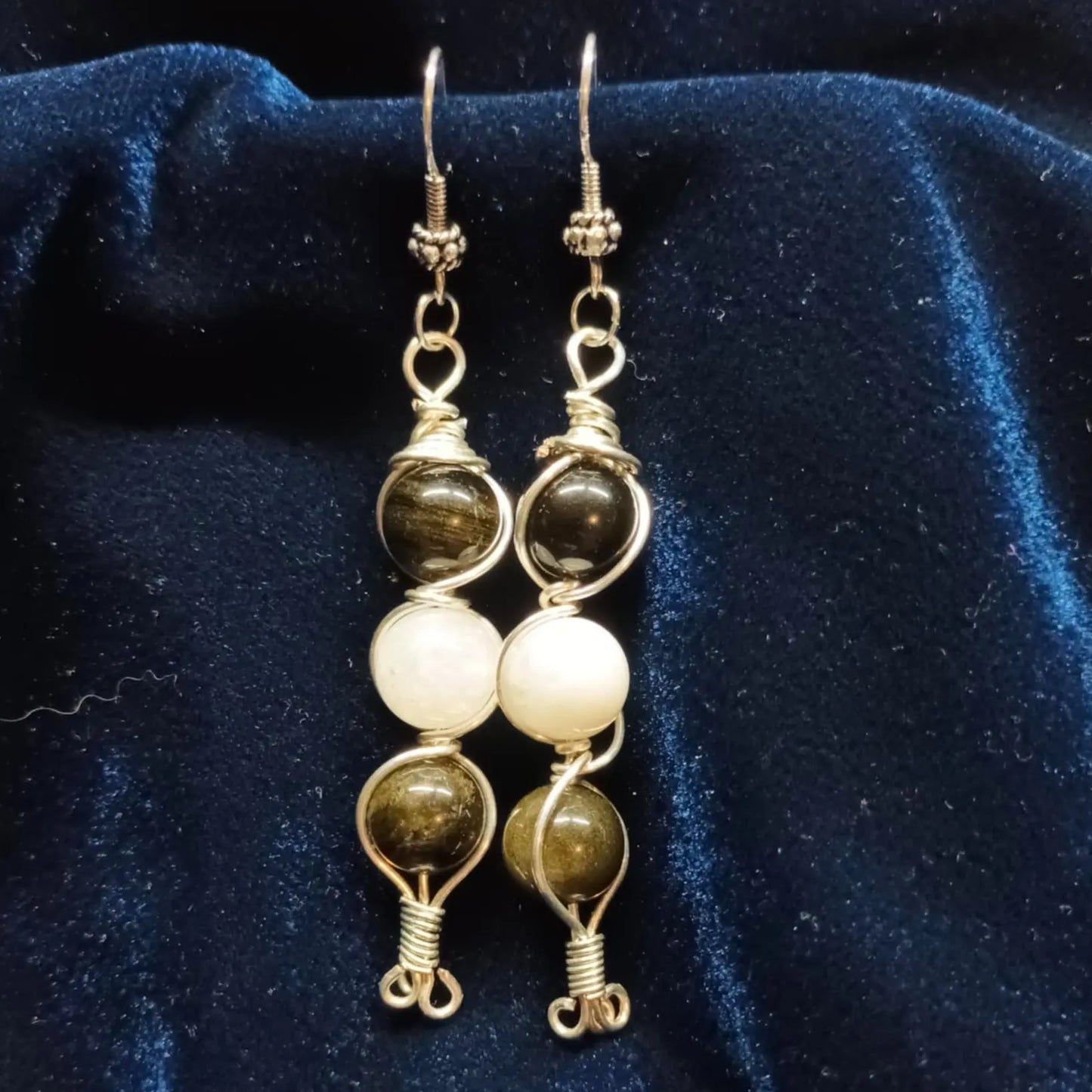 Boucles d'oreilles Arcana Pigments et Sortilèges acheter aquarelle artisanale